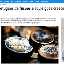 Mercado portugus de fuses e aquisies cresce 32% at maro